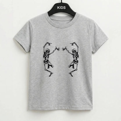 Dancing Skeletons - Halloween Kids T-Shirt