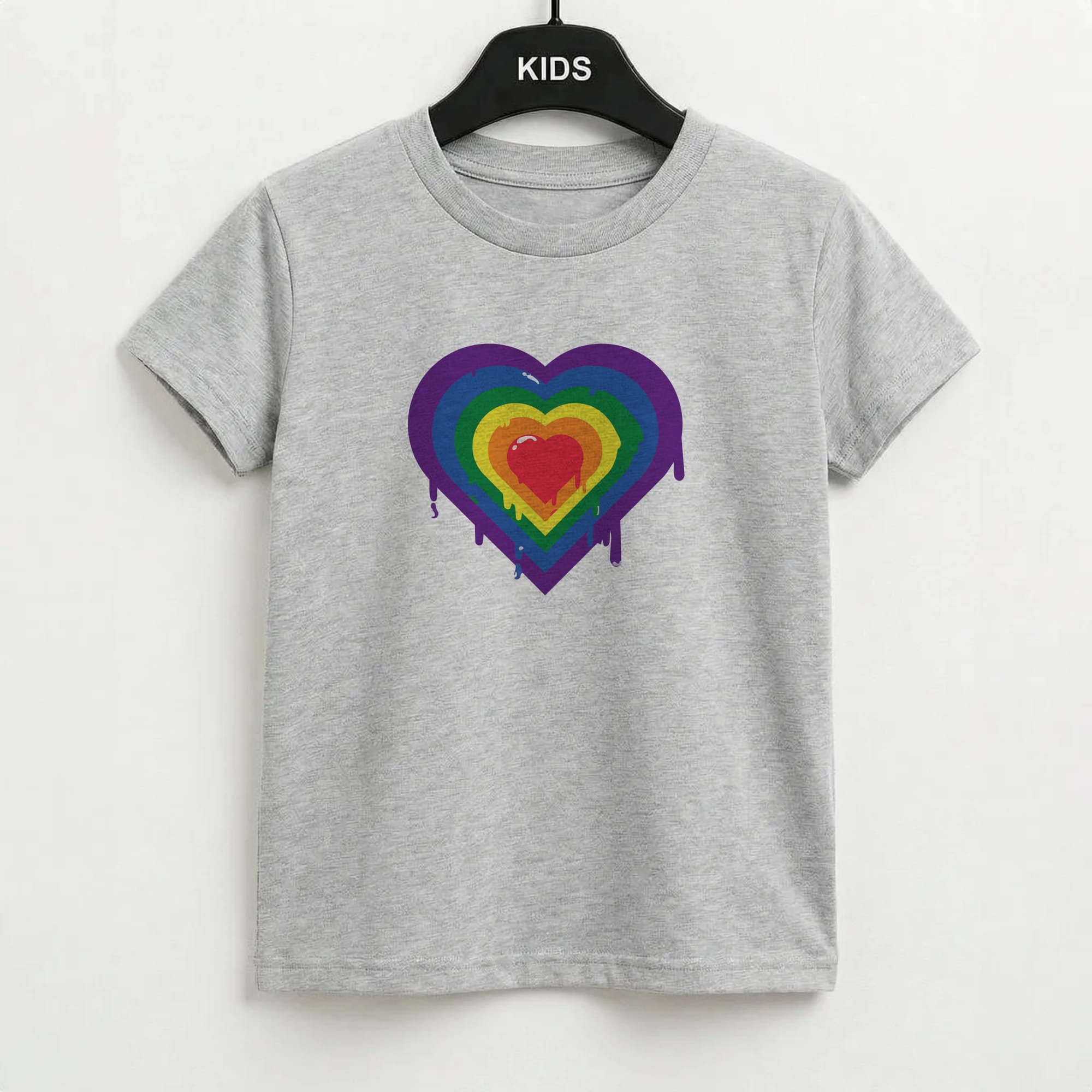 Dripped heart - Pride Kids T-Shirt
