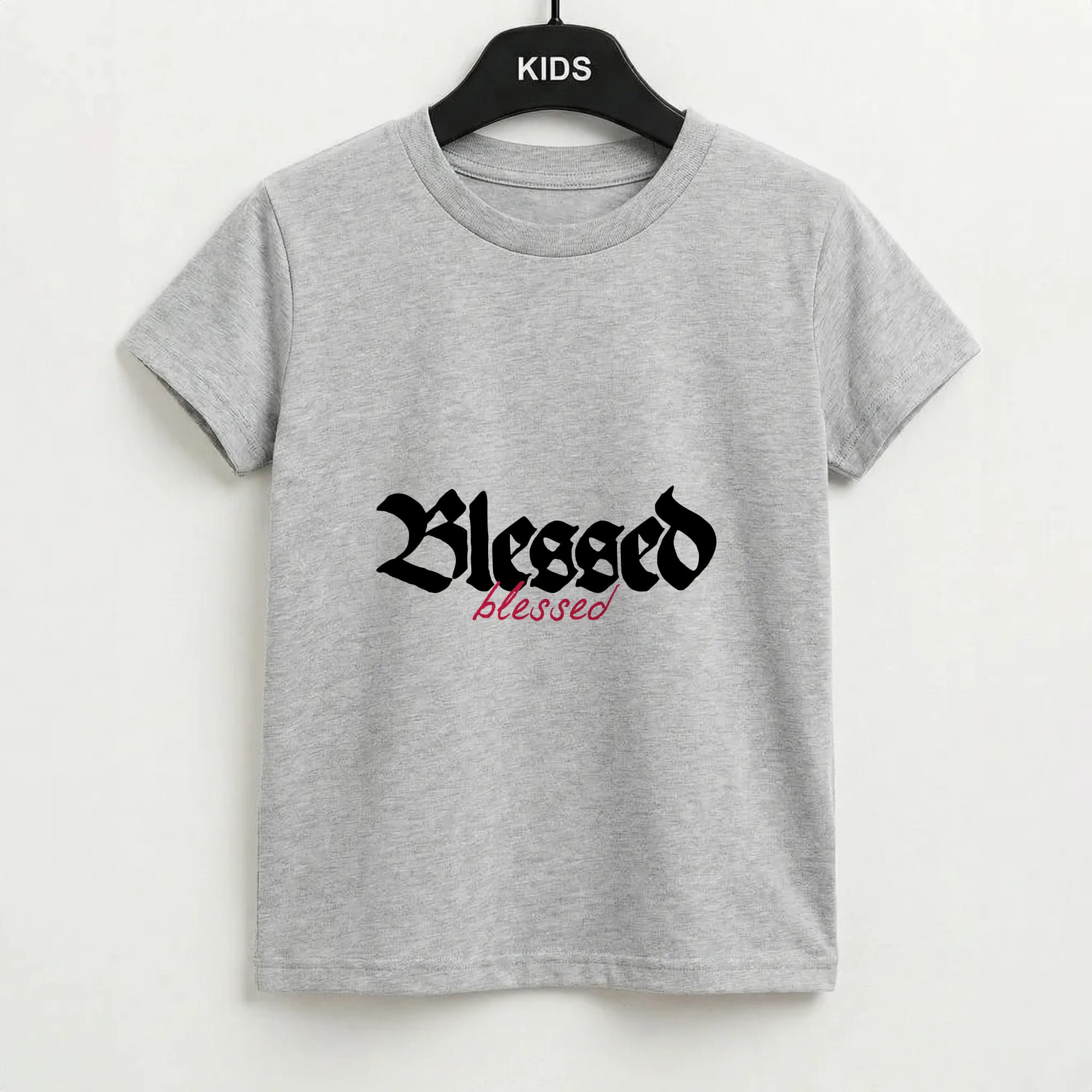 Glitter Blessed Kids T-Shirt