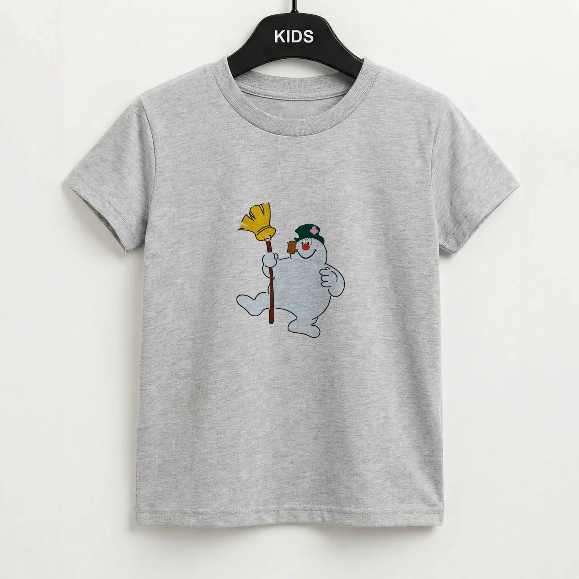 Broom - Snowman Kids T-Shirt