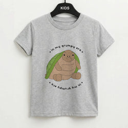 Grumpy Era Turtle Kids T-Shirt