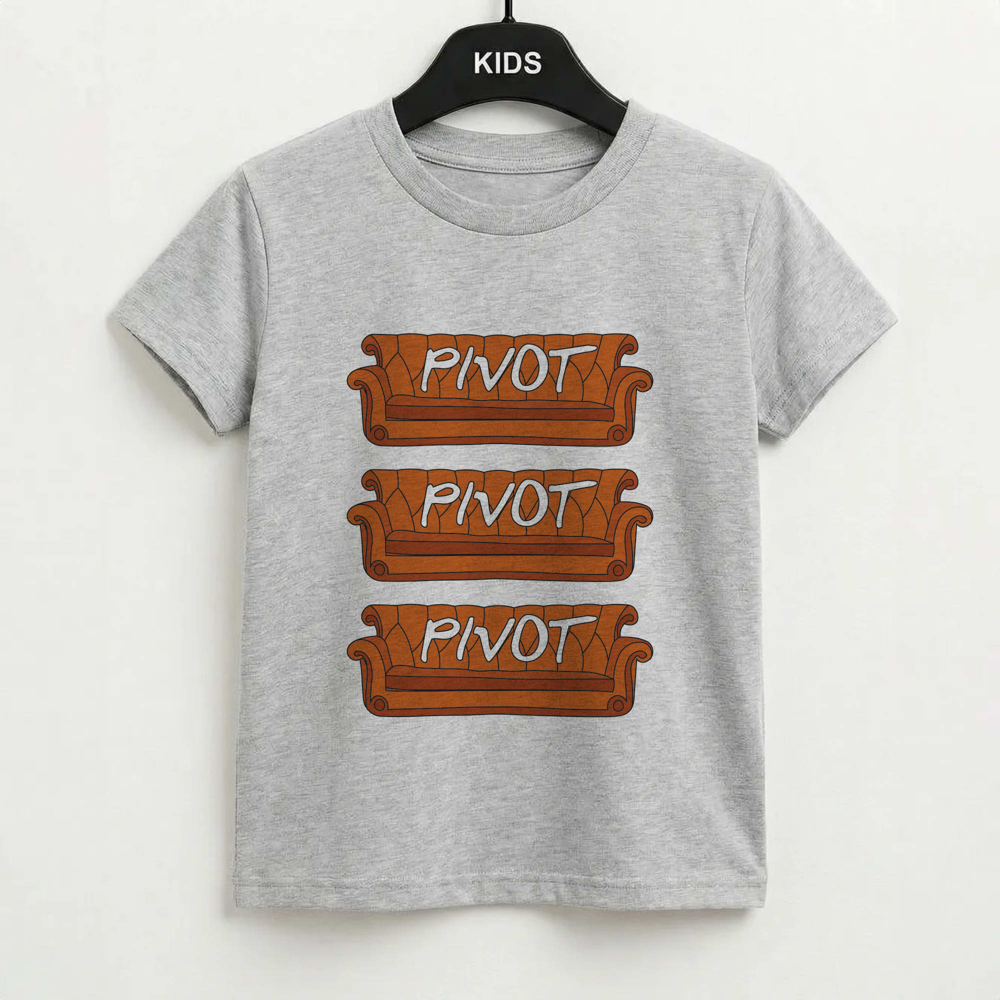 Sitcom Couches Pivot  Kids T-Shirt