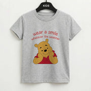 Wear A Smile Whatever The Weather  Kids T-Shirt 2