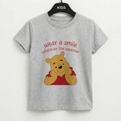 Wear A Smile Whatever The Weather  Kids T-Shirt