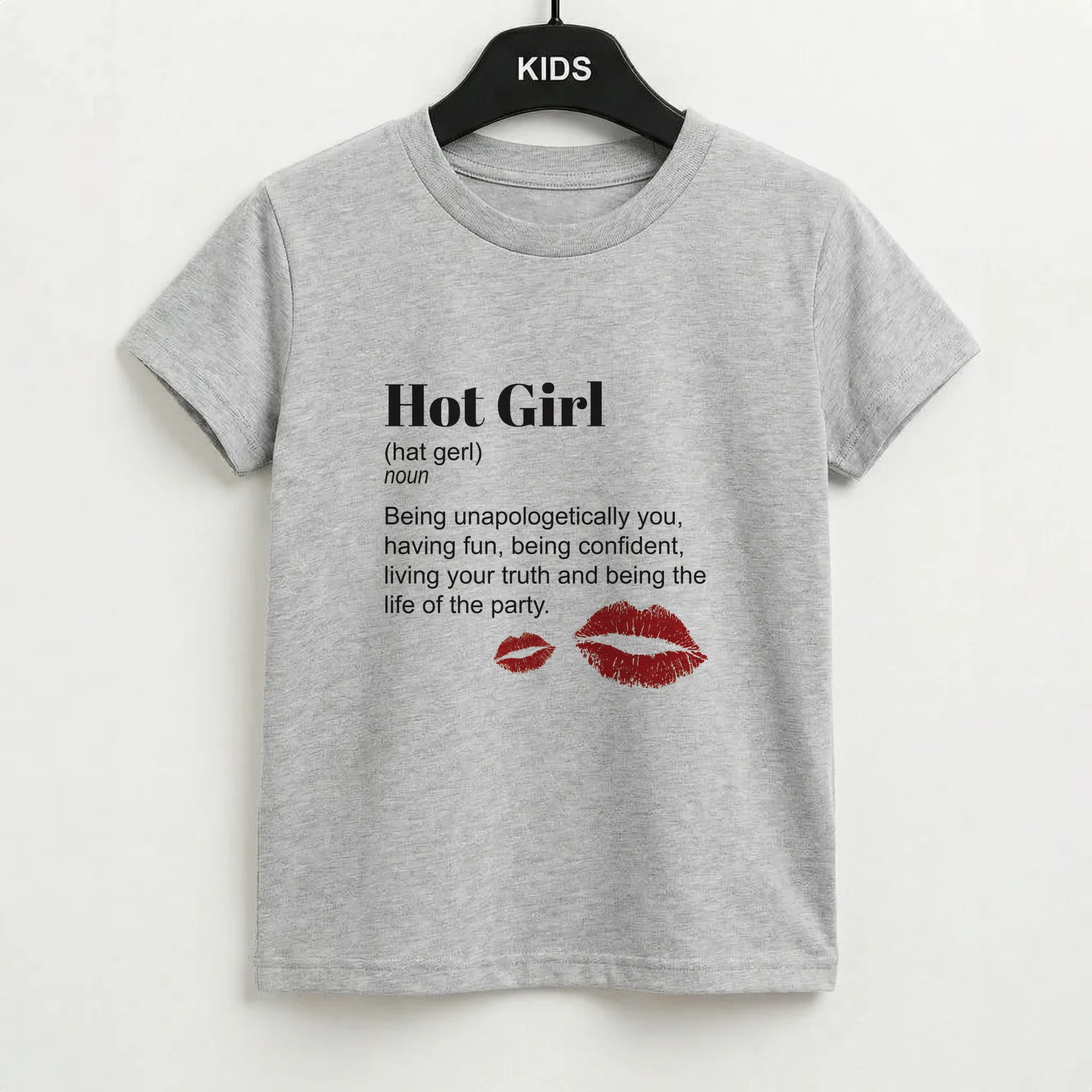 Hot Girl Dictionary Definition Kids T-Shirt