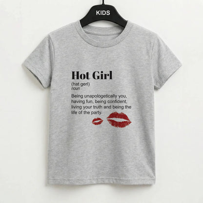 Hot Girl Dictionary Definition Kids T-Shirt