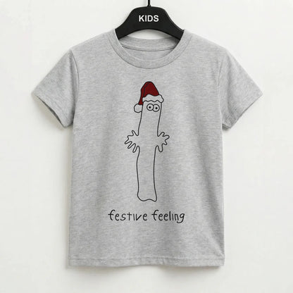 Festive Feeling Wiggly Moom Kids T-Shirt