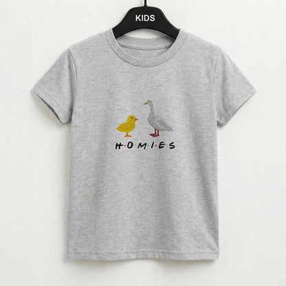 Homies Chick And Duck Kids T-Shirt