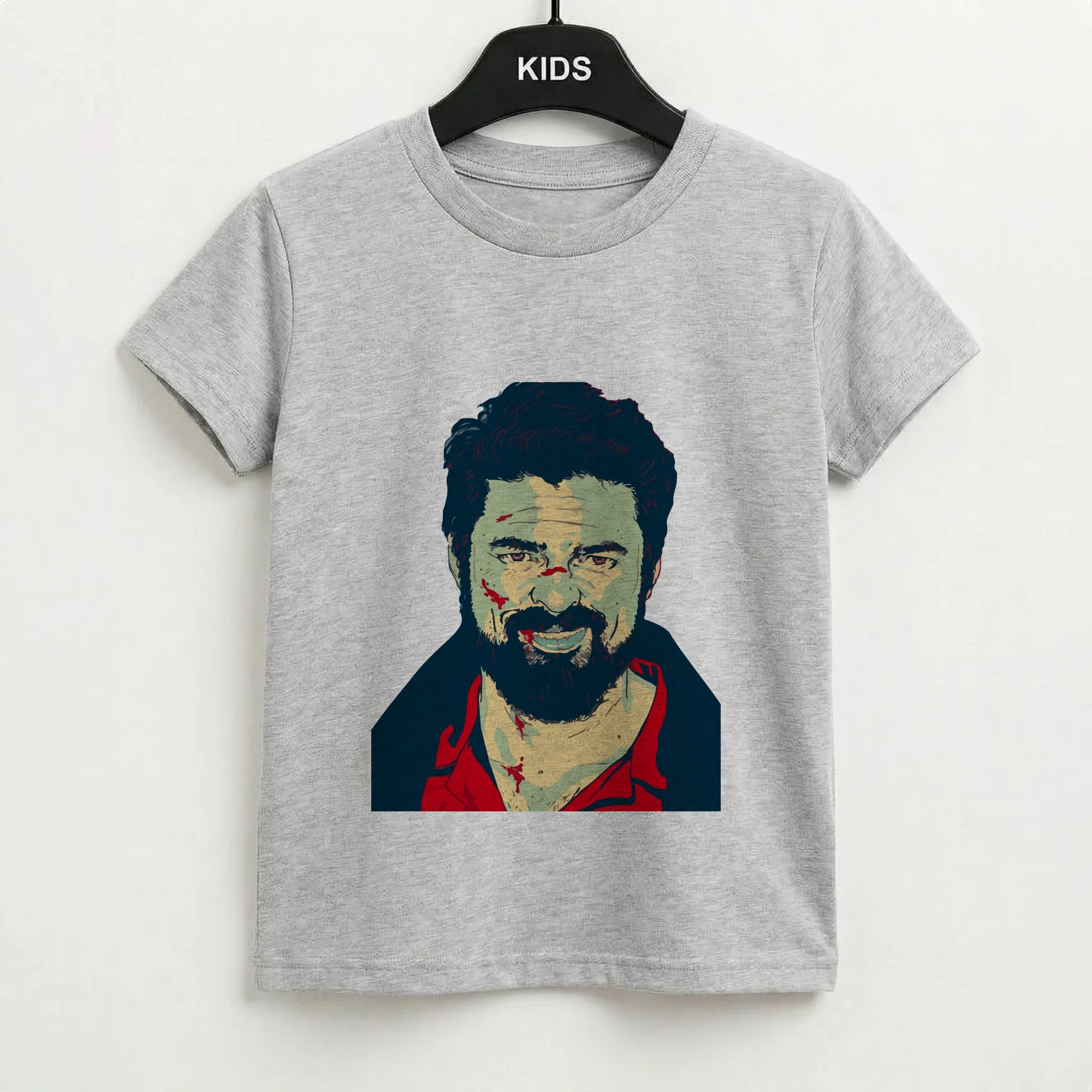 Billy Butcher Face Kids T-Shirt