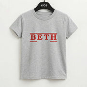 Title - Personalised Stranger Kids T-Shirt 2