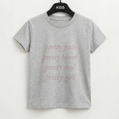 Pretty Girl - Clean Girl Aesthetic Kids T-Shirt