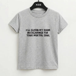 I'll Clean My Room In Exchange Wednesday Kids T-Shirt