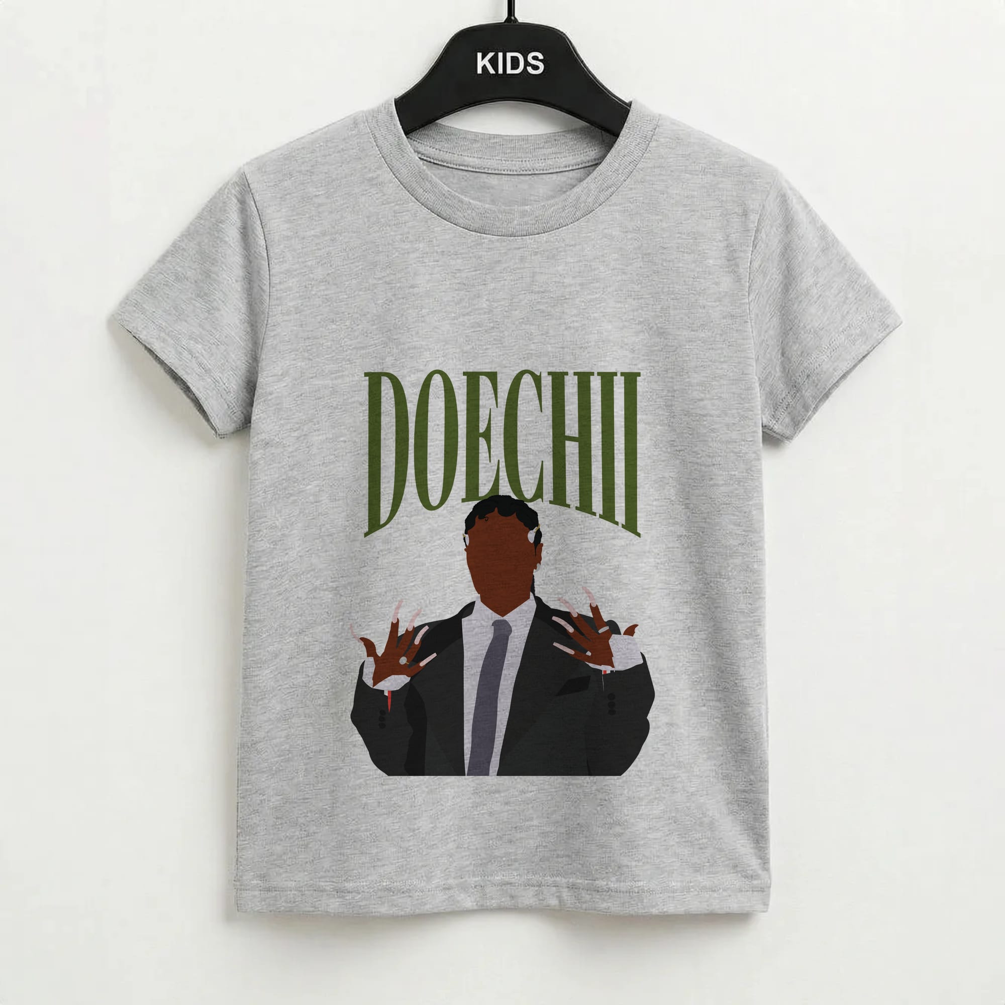 Rapper In Suit Kids T-Shirt