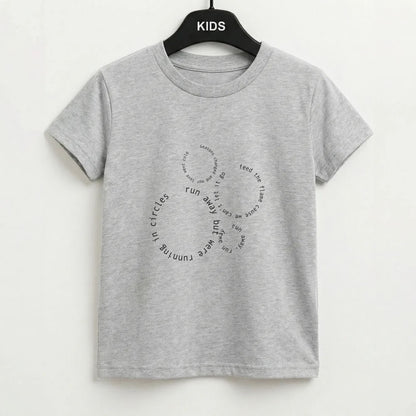 Running In Circles - Post Kids T-Shirt