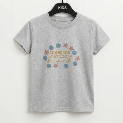 Meet Me At The Beach - Summer Kids T-Shirt