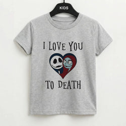 I Love You To Death Heart Kids T-Shirt