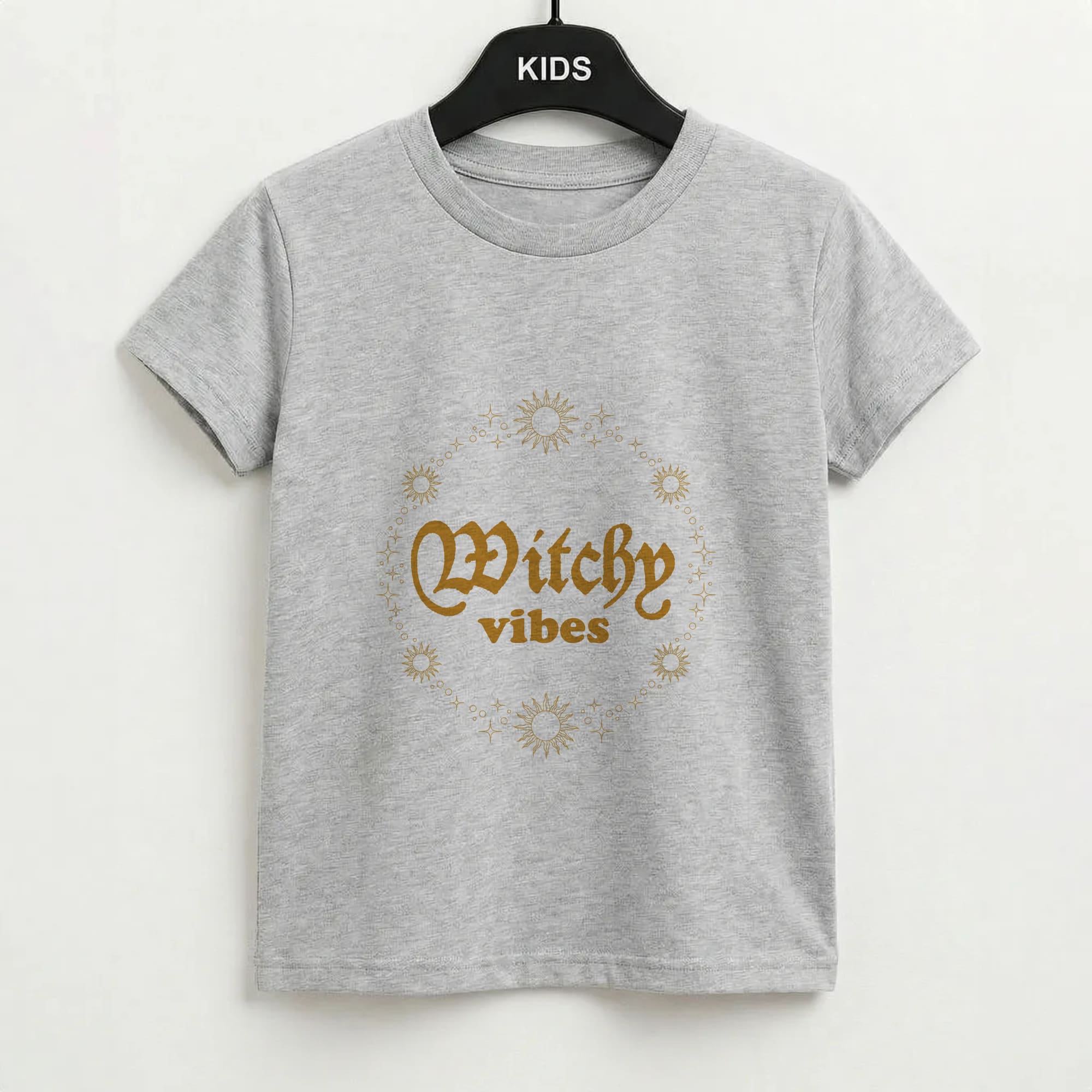 Witchy Vibes Green Kids T-Shirt