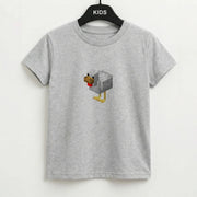 Mining Chicken Kids T-Shirt 2