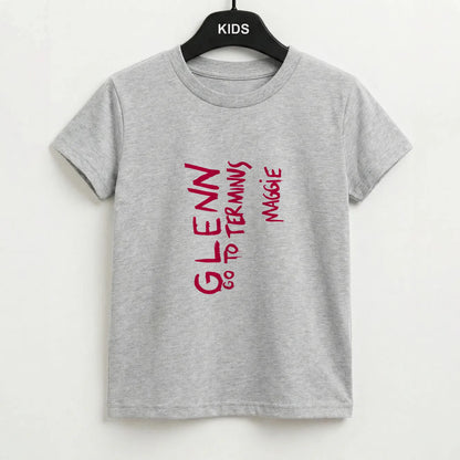 Message For Glenn - TWD Kids T-Shirt