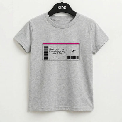 Buy Plane Tickets - Travel Kids T-Shirt