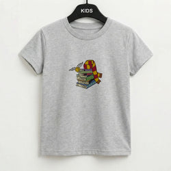 Book Stack Kids T-Shirt