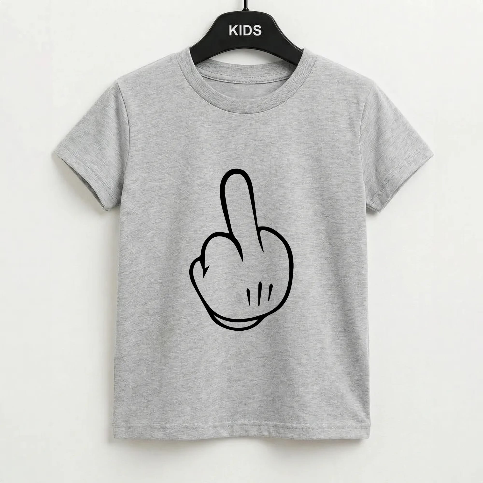 Fairytale Mouse Middle Finger Kids T-Shirt