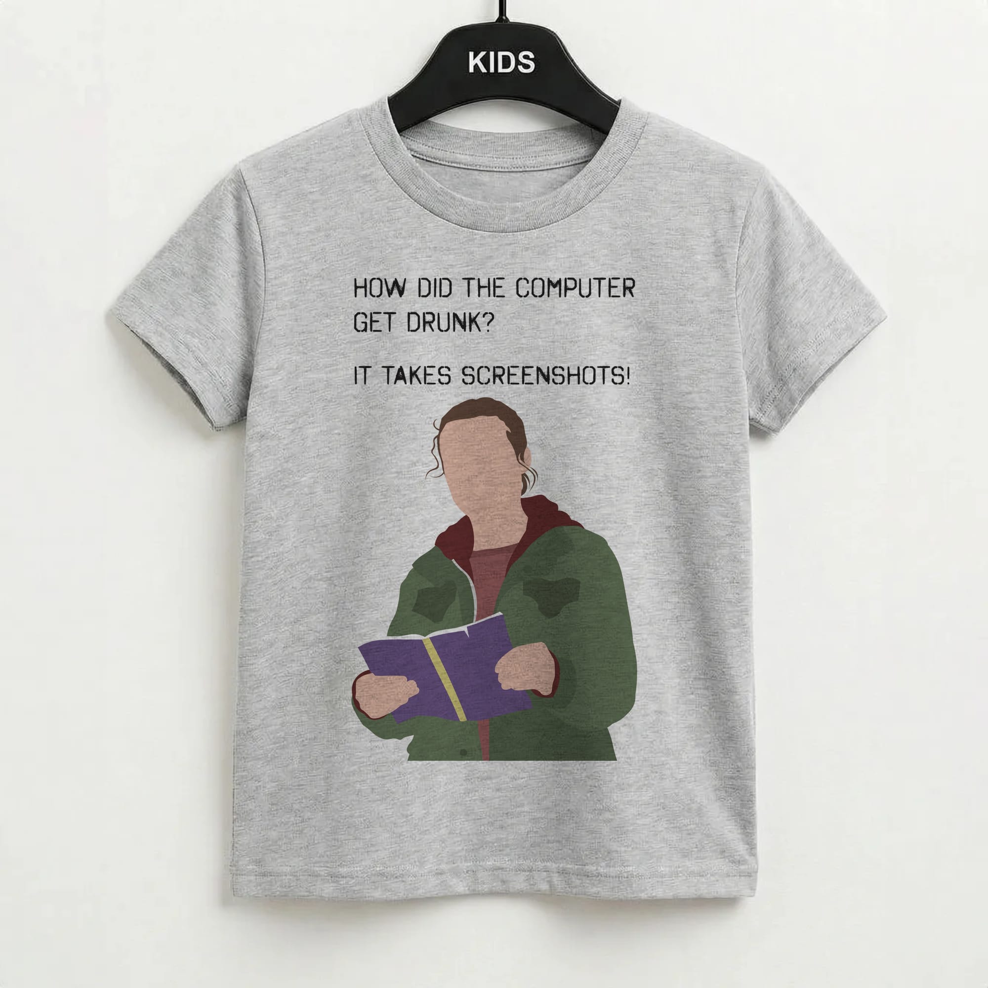 How Did The Computer Get Drunk? Kids T-Shirt