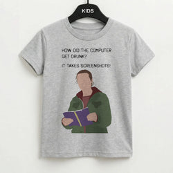 How Did The Computer Get Drunk? Kids T-Shirt