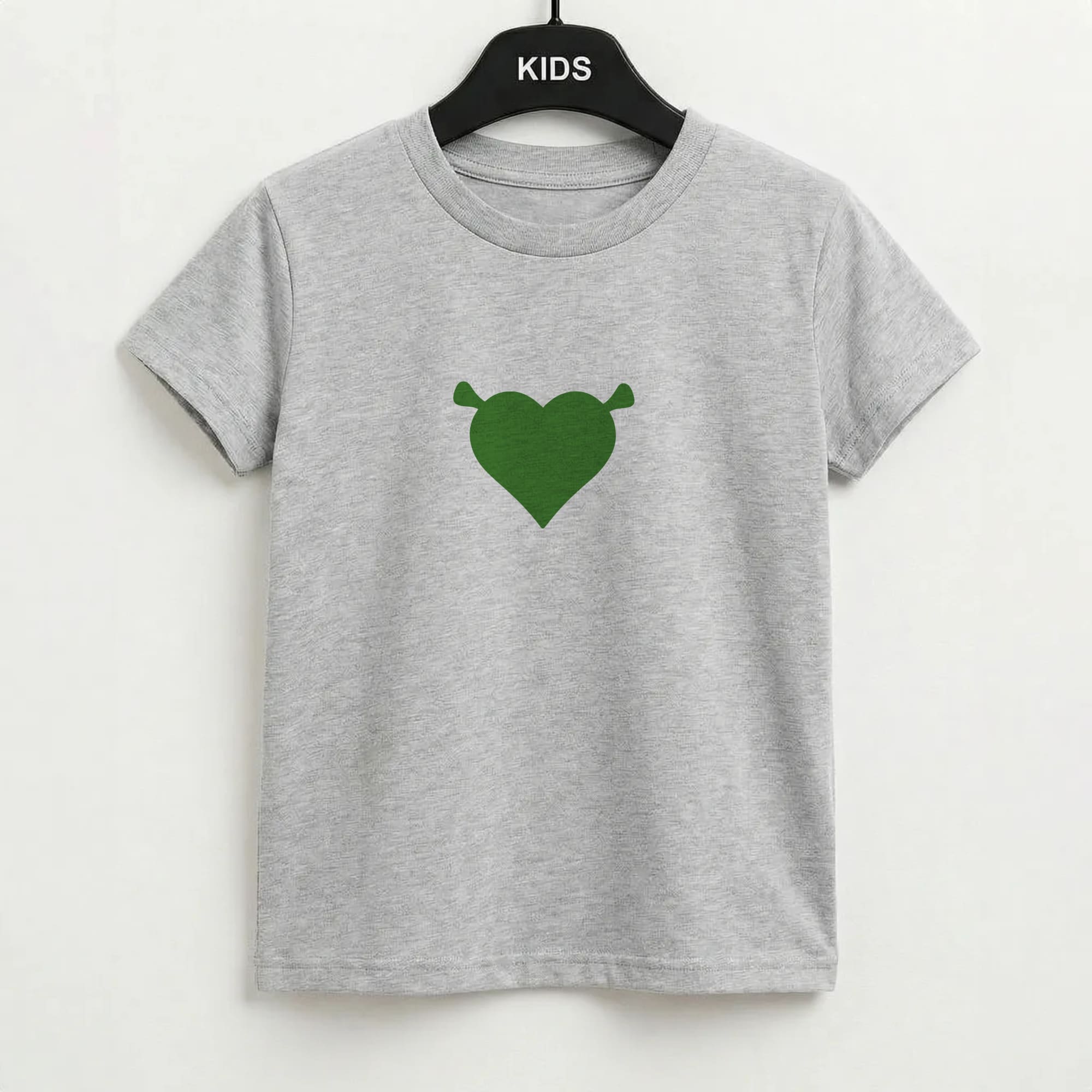 Green Ogre Heart Kids T-Shirt
