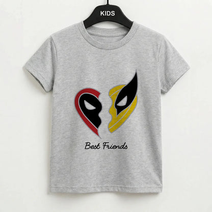 Superhero Best Friends Locket Kids T-Shirt