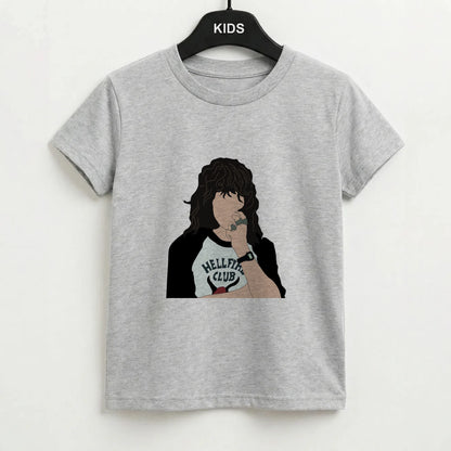 Eddie Munson Hellfire Kids T-Shirt