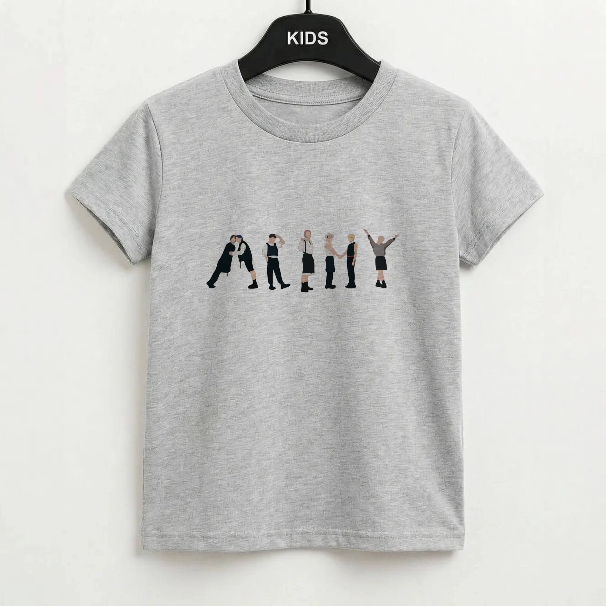 K-Pop Band Army Members Kids T-Shirt