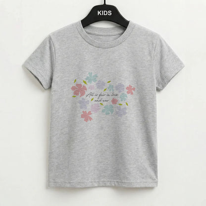 All Is Fair In Love And War Kids T-Shirt