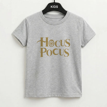 Text - Hocus Halloween Kids T-Shirt
