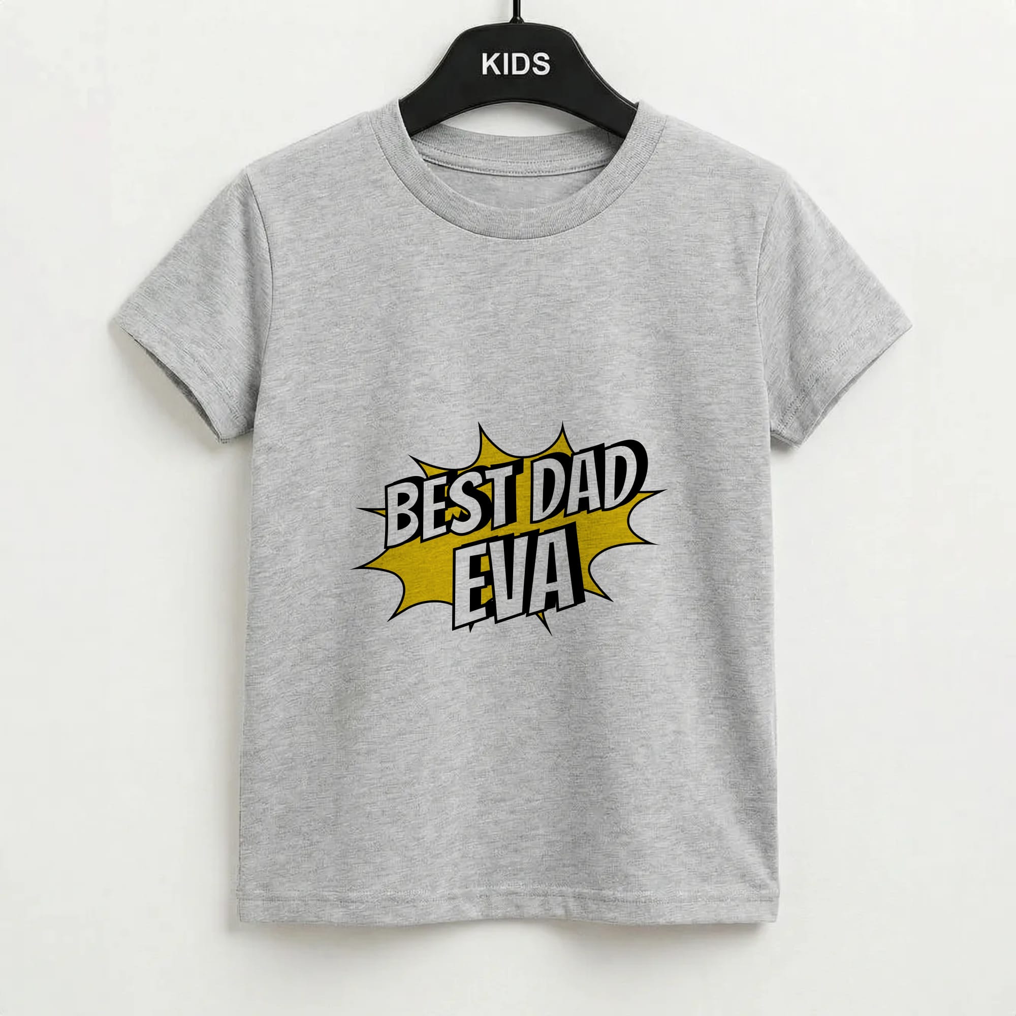 Comic Book Best Dad Eva Kids T-Shirt