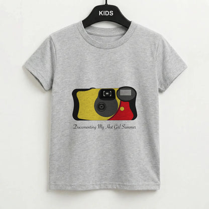 Documenting My Hot Girl Summer Camera Kids T-Shirt
