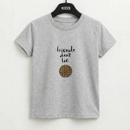 Friends Don't Lie Waffle Kids T-Shirt