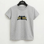 Yellow Bat Superhero Logo Kids T-Shirt 2