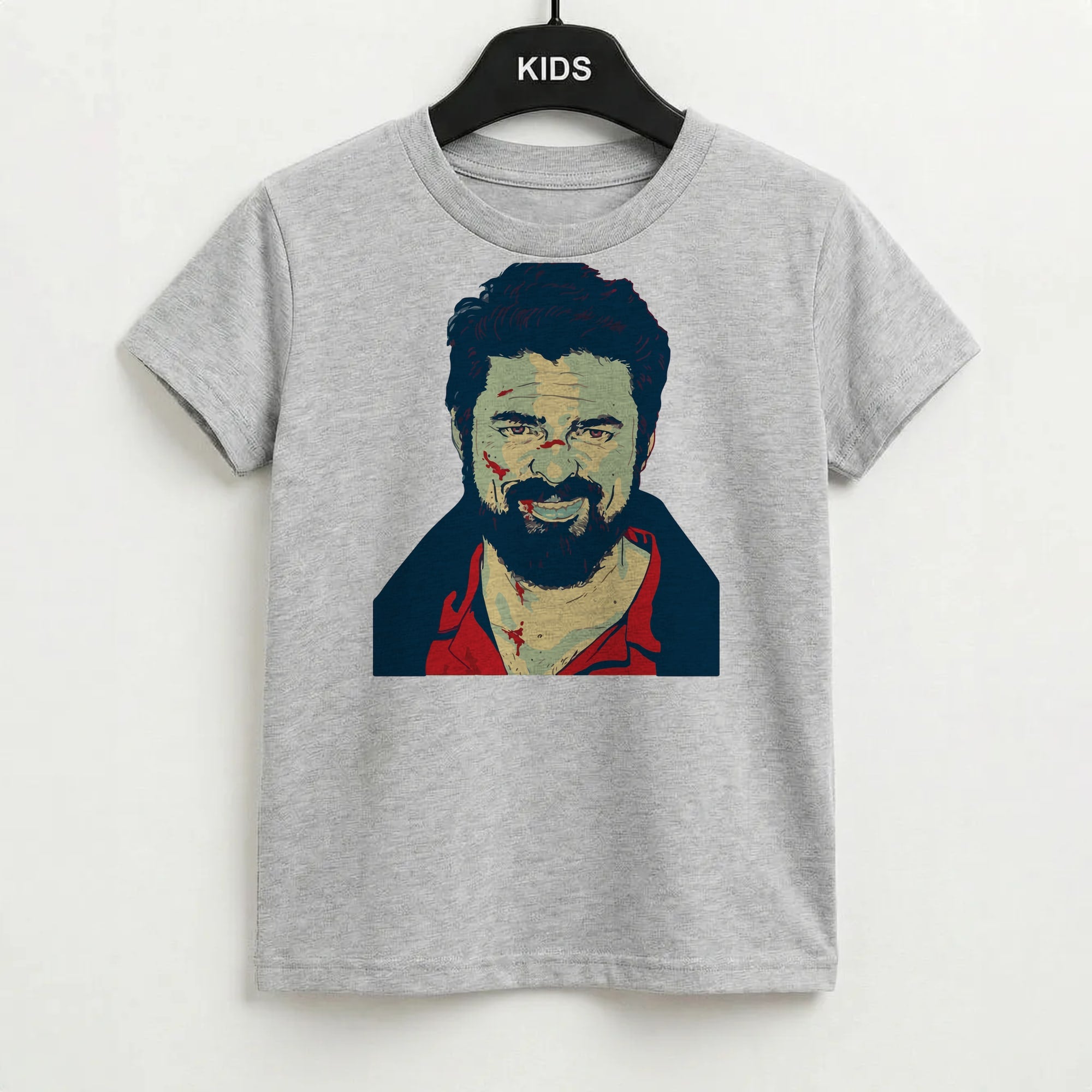 Billy Butcher Face Kids T-Shirt
