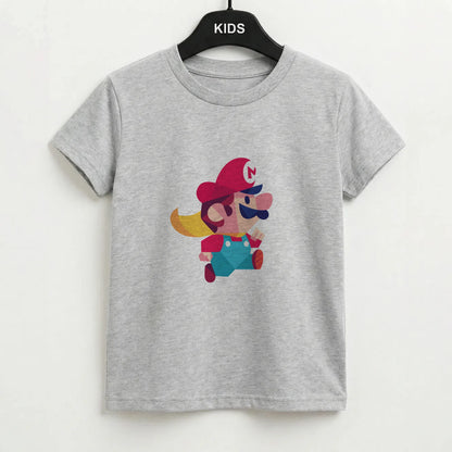 Running Mario - Mario Kids T-Shirt