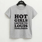 Hot Girls Listen To Louis Kids T-Shirt 2