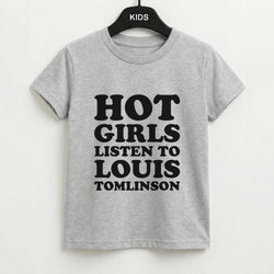 Hot Girls Listen To Louis Kids T-Shirt