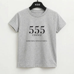 555 - Angel Numbers Kids T-Shirt