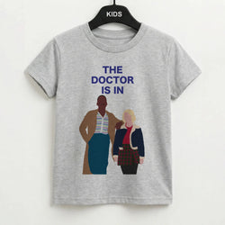 The Doctor Is In - Doctor Who Kids T-Shirt