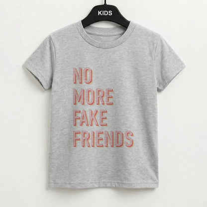 No More Fake Friends Kids T-Shirt