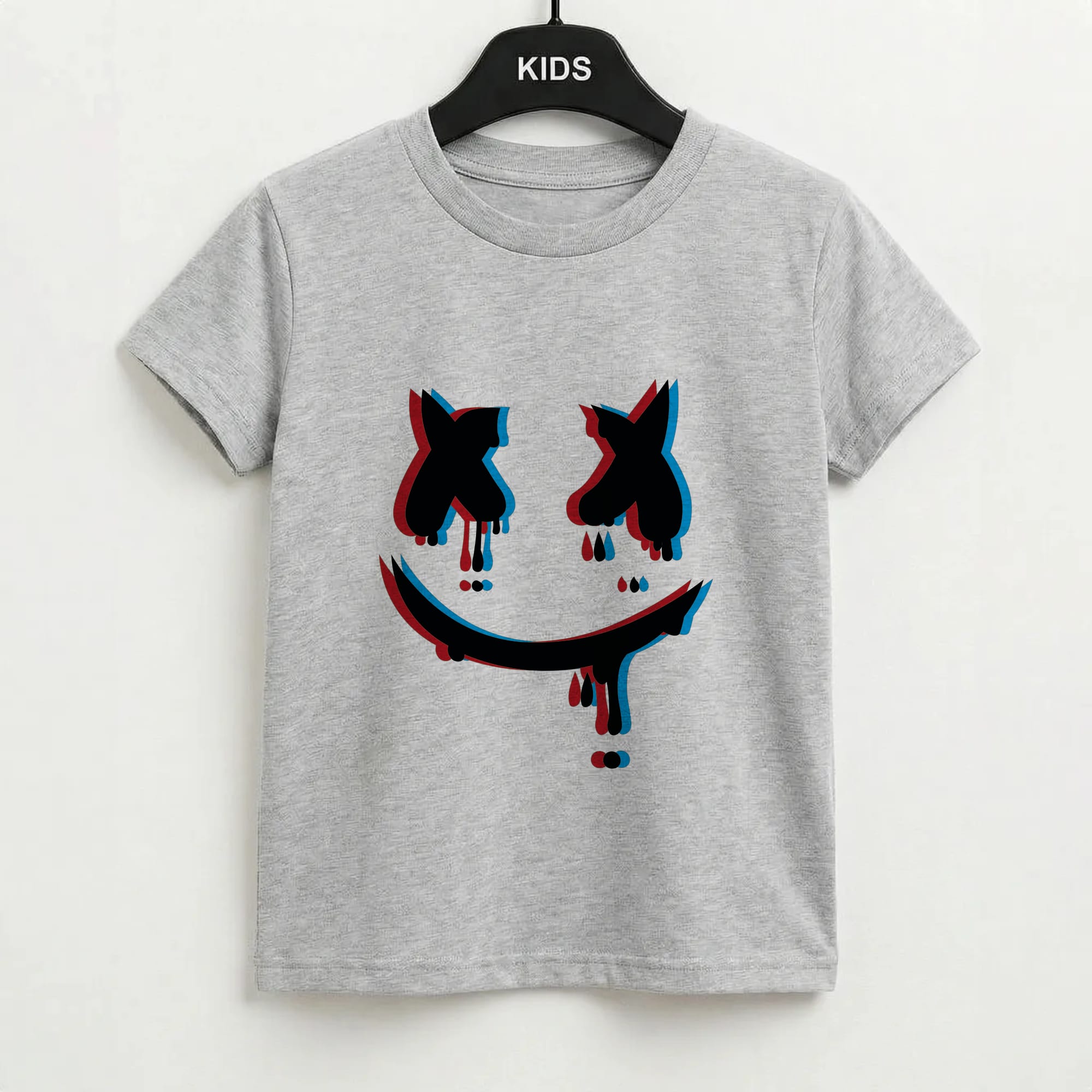 Blue Blur - White Helmet DJ Kids T-Shirt