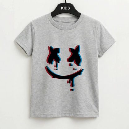 Blue Blur - White Helmet DJ Kids T-Shirt