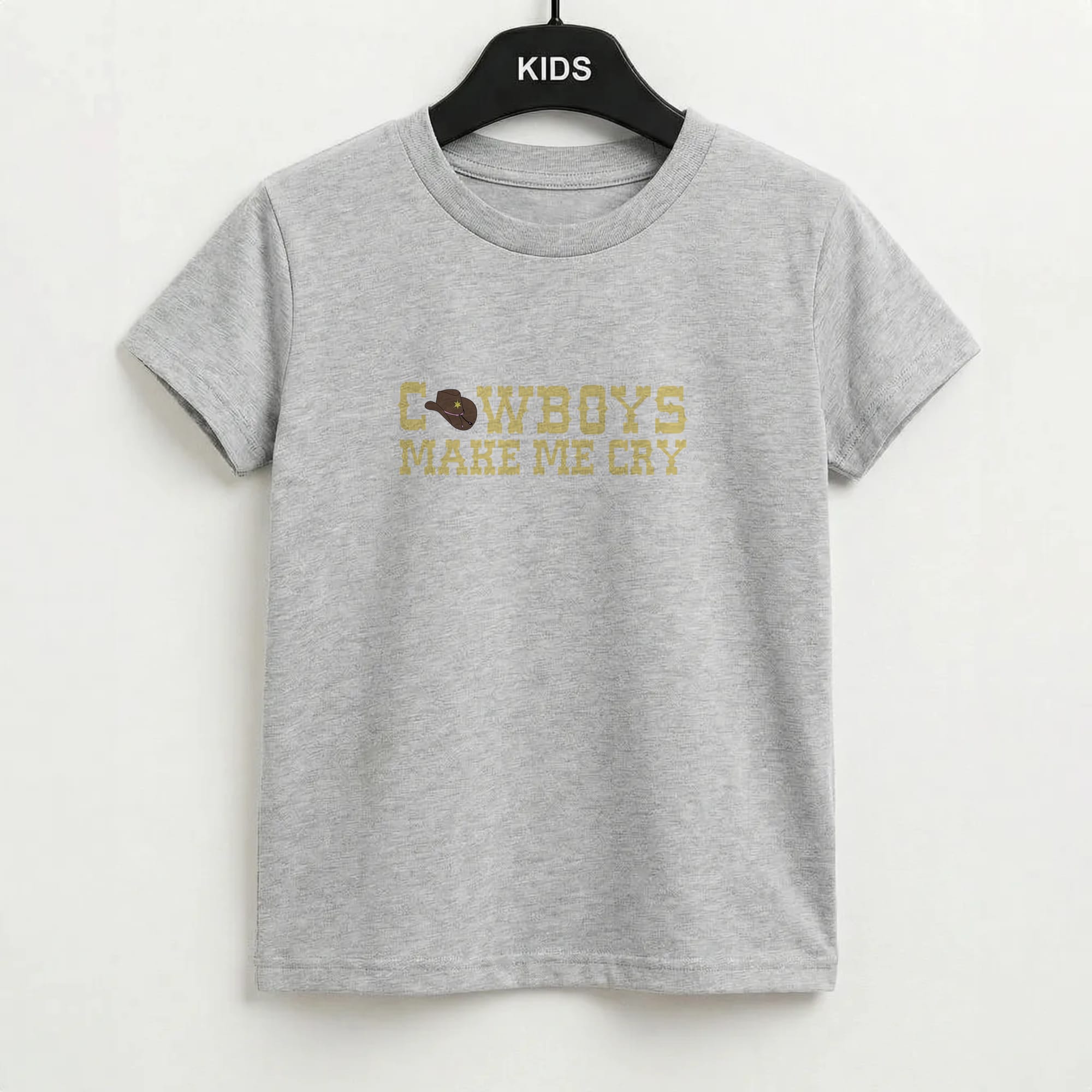 Cowboys Make Me Cry - Post Kids T-Shirt