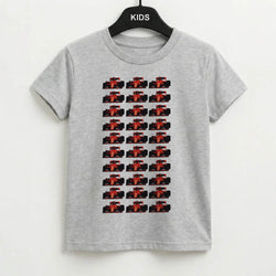 F1 Car Collage Kids T-Shirt