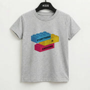 Everything Is Awesome Bricks Kids T-Shirt 2